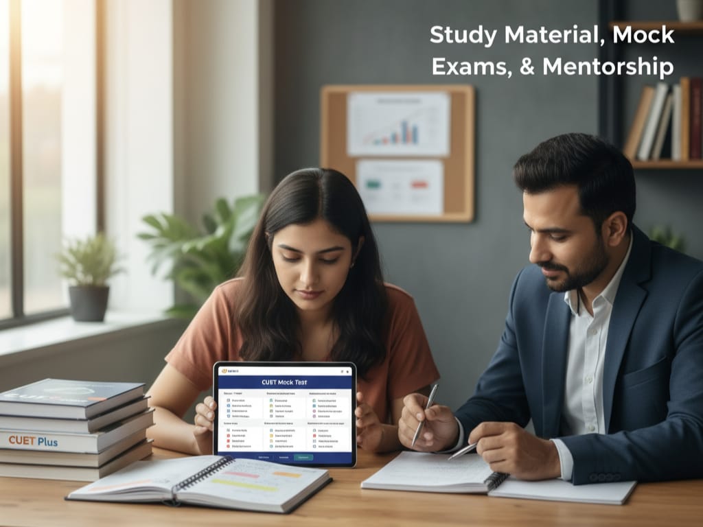 Study Material, Mock Exams, & Mentorship