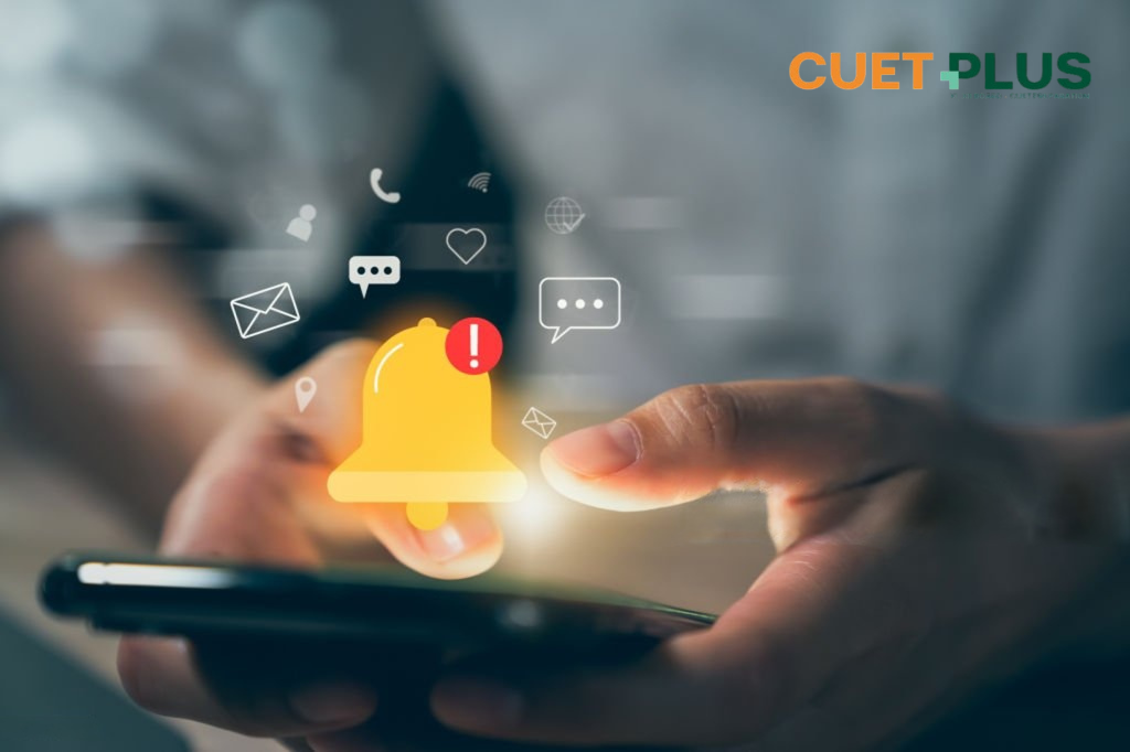 get all the notifications | CUET Plus