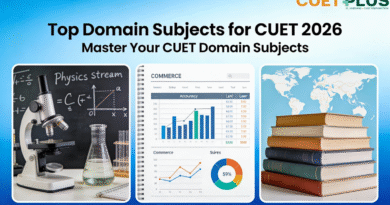 Top domain subjects for CUET