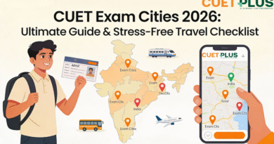 CUET exam cities
