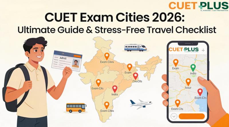 CUET exam cities
