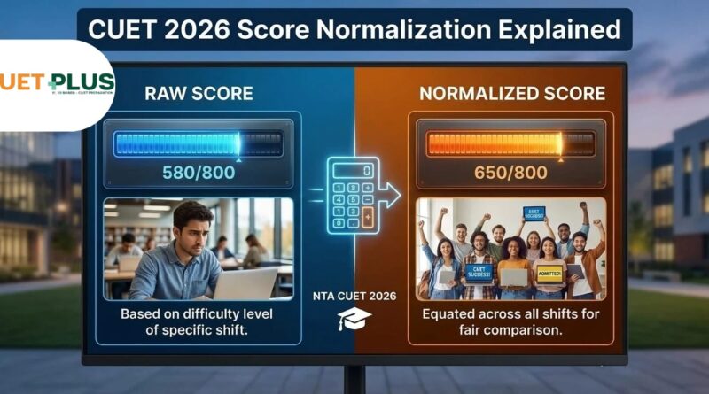 CUET 2026 Score Normalization: How NTA Calculates Percentiles | CUET Plus