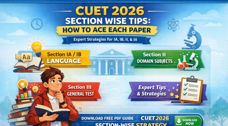 CUET Section Tips 2026: 11 Winning Strategies for Top Scores
