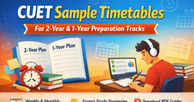 Best CUET Sample Timetables 2026