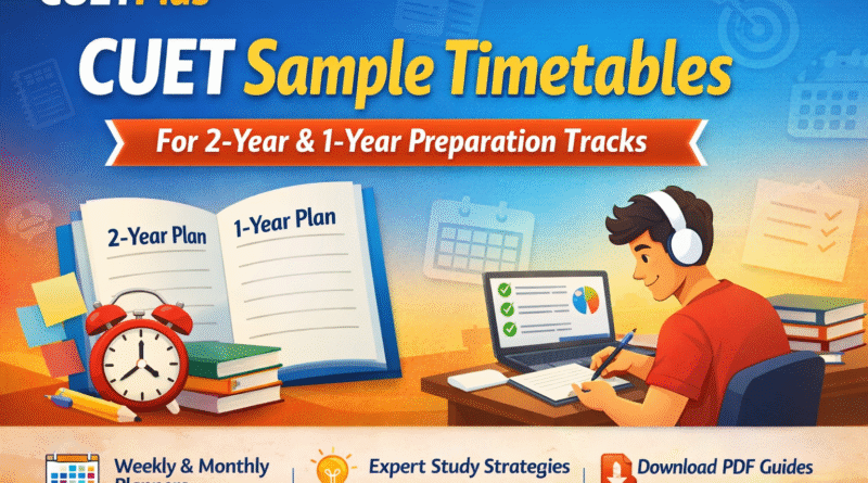 Best CUET Sample Timetables 2026
