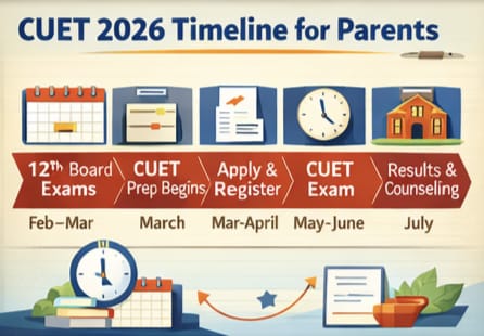 CUET 2026 Timeline for parents
