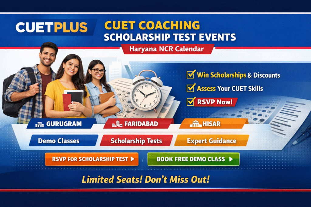 best CUET Coaching Events & Scholarship Tests
