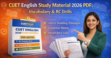 Best CUET English Study Material 2026 PDF