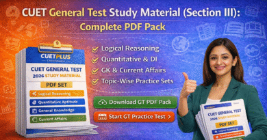 Best CUET General Test Study Materials