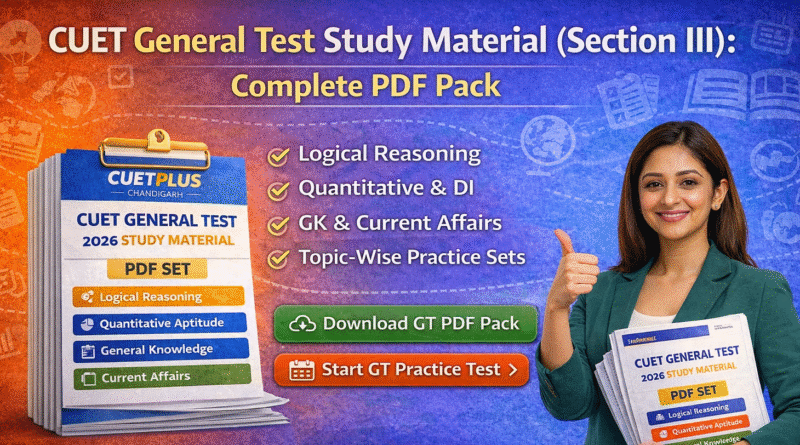 Best CUET General Test Study Materials