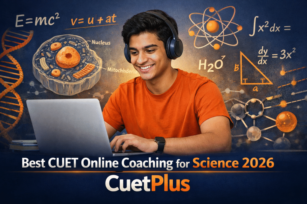 Best CUET Online Coaching for Science 2026 — Physics, Chemistry, Biology, Maths
